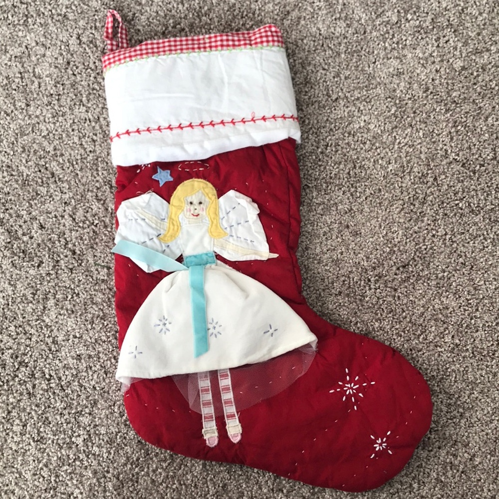 Pottery barn Kids stocking.